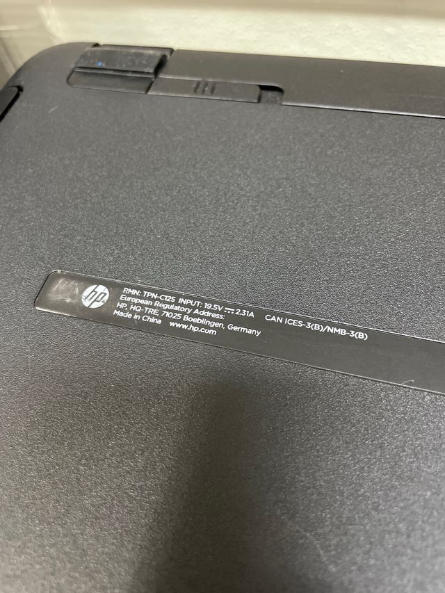 Ordenador portátil HP Intel i3 Negro