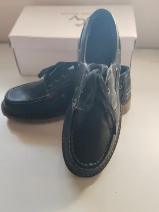 Zapatos náuticos niño negros