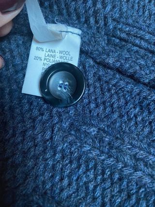 Cardigan Kaos doppiopetto lana taglia XXL