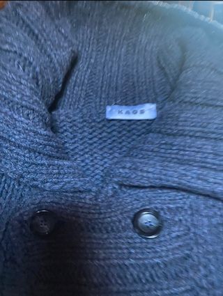 Cardigan Kaos doppiopetto lana taglia XXL