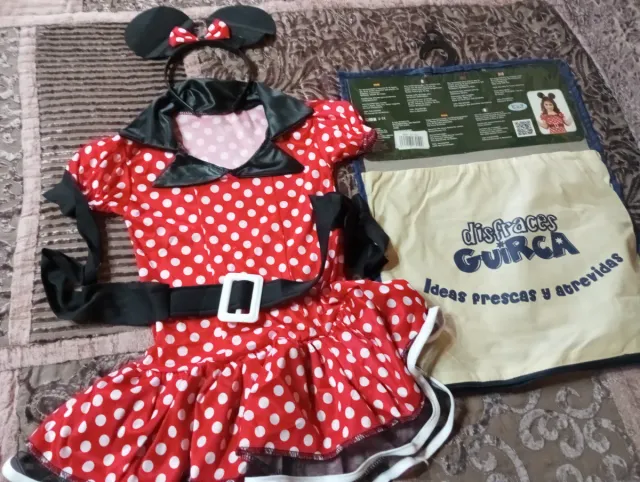 Disfraz Ratita Minnie Talla 4-6 años