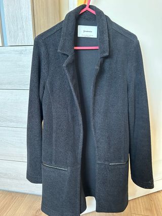 Chaqueta Stradivarius Negra Impecable