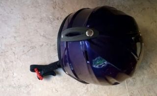 Casco de esquí morado talla L