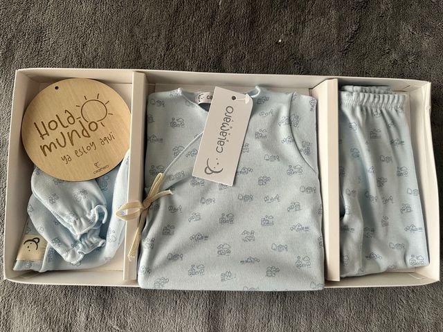 Conjunto regalo bebé niño Calamaro