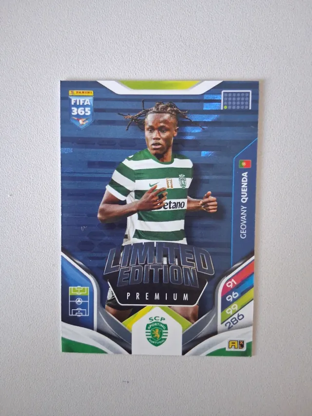 CROMO, LIMITED EDITION PREMIUM, GEOVANY QUENDA, FI