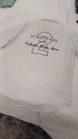 Camisa McGregor Rayas Azul y Blanca