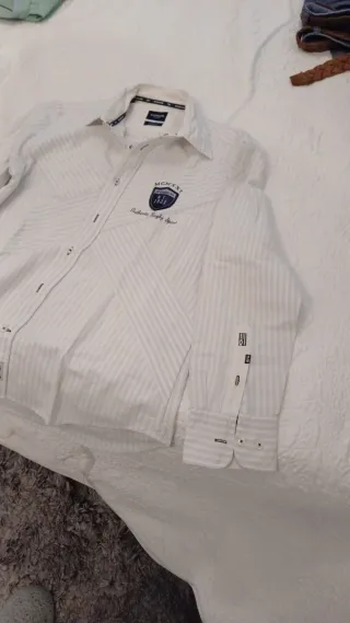 Camisa McGregor Rayas Azul y Blanca