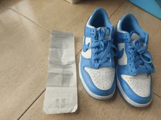 Nike Dunk High Azul y Blanco con Garantía