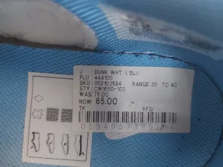 Nike Dunk High Azul y Blanco con Garantía