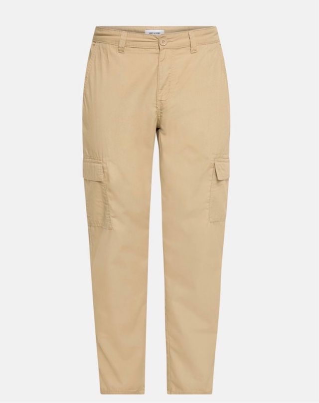 Only & Sons Pantalones Cargo Beige