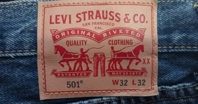Levi's 501 Jeans Hombre Azul