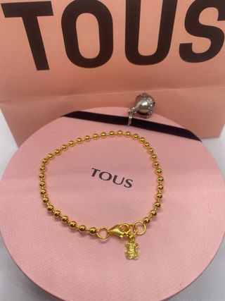 Pulsera Tous Oso Dorado