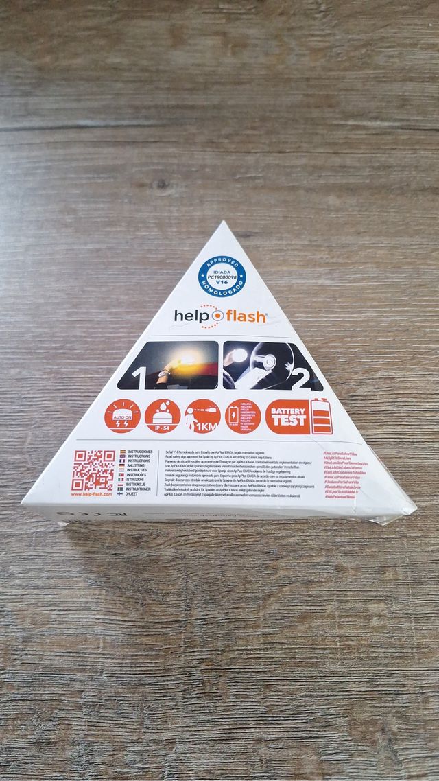 Baliza de emergencia V16 ( incluye dos balizas )