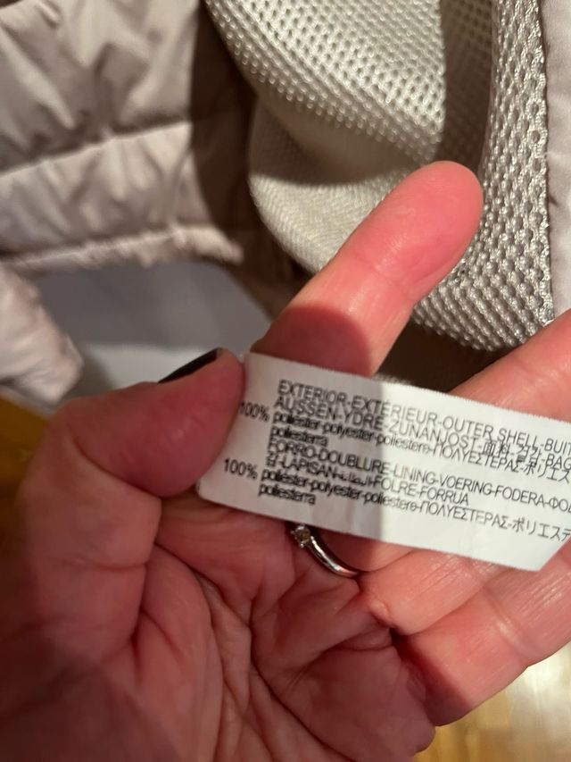 Plumífero Zara Beige