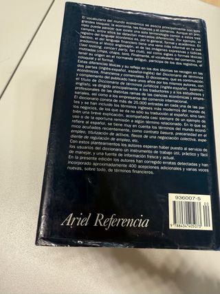 Diccionario de términos económicos inglés-español