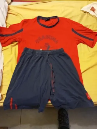 Pijama Osasuna Rojo y Azul
