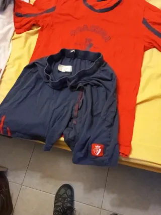 Pijama Osasuna Rojo y Azul