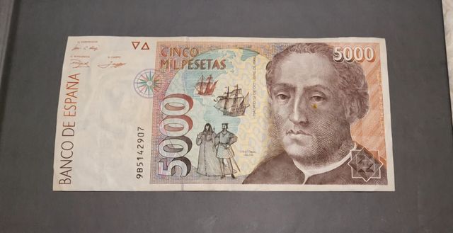 serie 9B. 5000 Pesetas 199