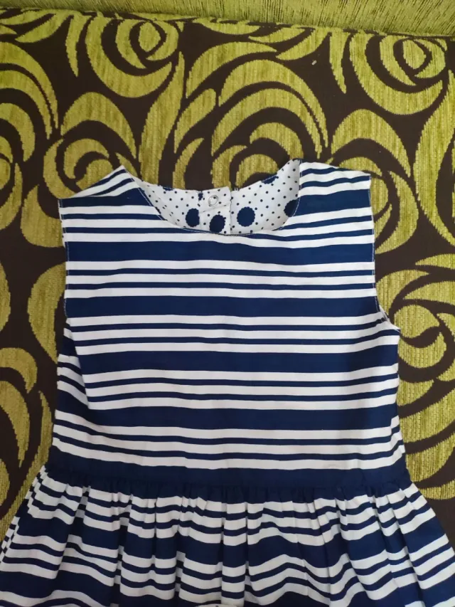 Vestido niña rayas/lunares 3 años
