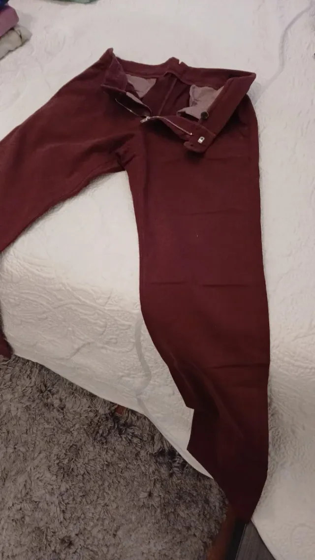 Pantalón Emidio Tucci Marrón/Rojo