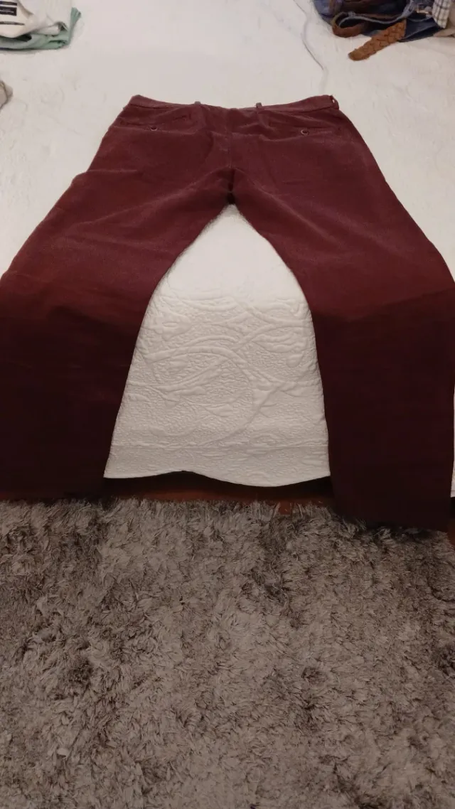 Pantalón Emidio Tucci Marrón/Rojo