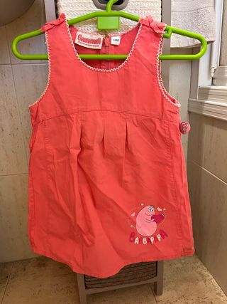 Vestido Barbapapa 18M Coral