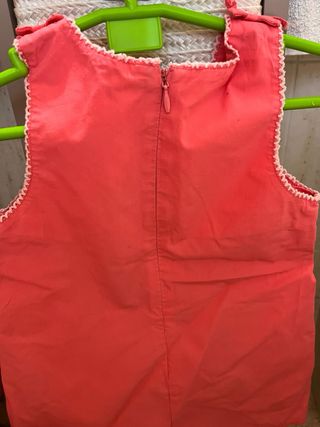 Vestido Barbapapa 18M Coral
