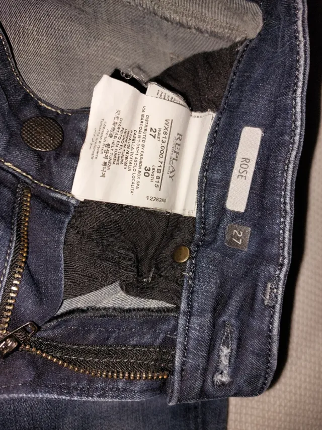 Vaqueros Replay Mujer Azul