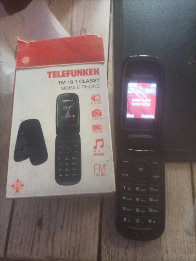 Telefunken TM 18.1 Classy Móvil Negro