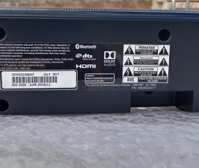 Barra de Sonido LG Negra