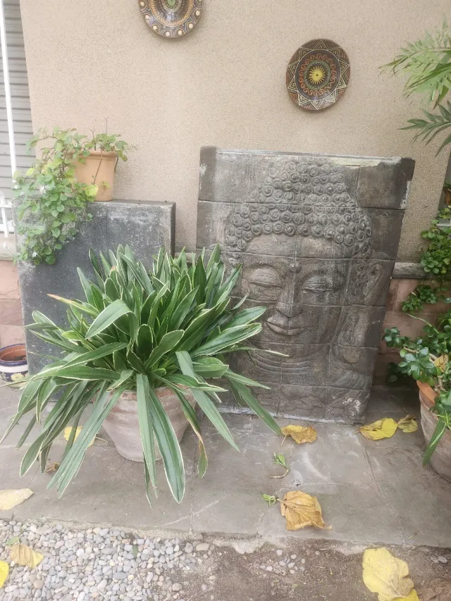 Fuente Buda Vertical Piedra