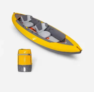 Kayak hinchable 2 plazas amarillo