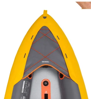 Kayak hinchable 2 plazas amarillo