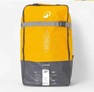 Kayak hinchable 2 plazas amarillo