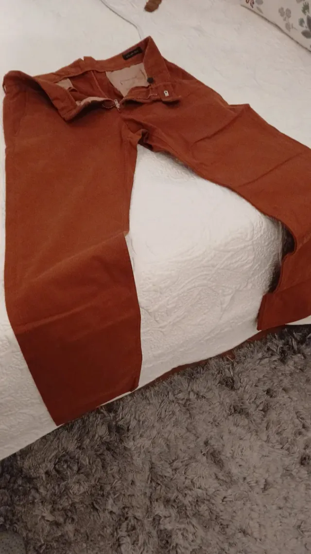 Pantalón Emidio Tucci Marrón/Naranja