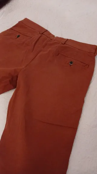Pantalón Emidio Tucci Marrón/Naranja