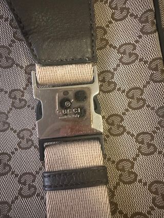 Riñonera Gucci Beige y Marrón