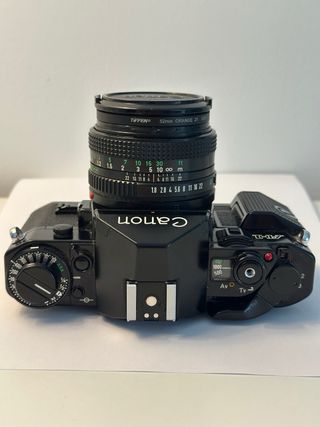 Canon A1 Cámara Analógica Negra