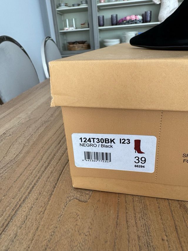 Botas Lola Cruz Negras Piel