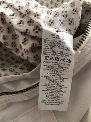 Parka Gren Coast Talla XS Blanca