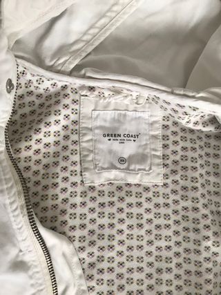 Parka Gren Coast Talla XS Blanca