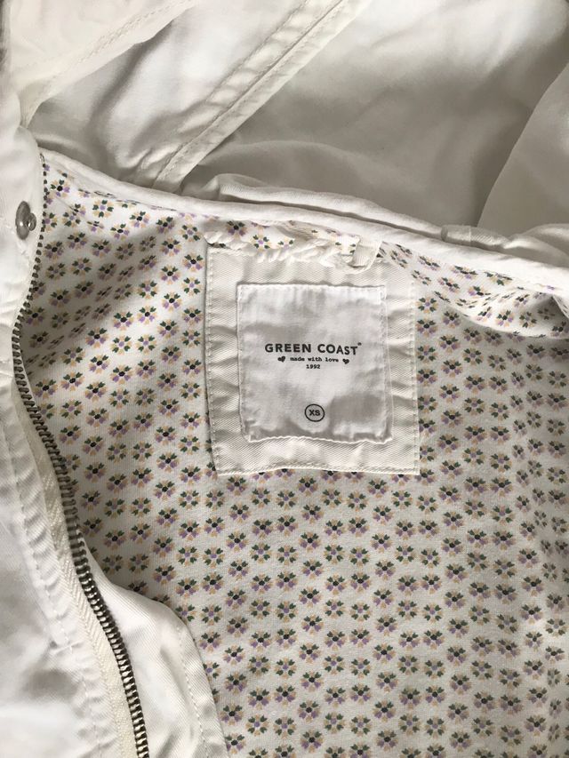 Parka Gren Coast Talla XS Blanca