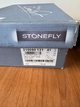 Stonefly Decolleté Pelle Vera Nere/Blu Tg 41