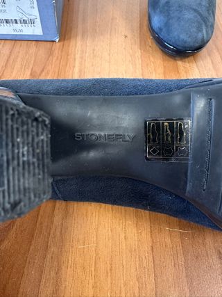 Stonefly Decolleté Pelle Vera Nere/Blu Tg 41