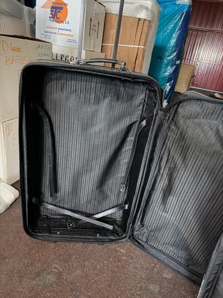 Maleta Prada Negra Ruedas Nylon