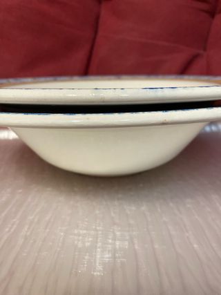 2 Fuentes hondas cerámica italiana