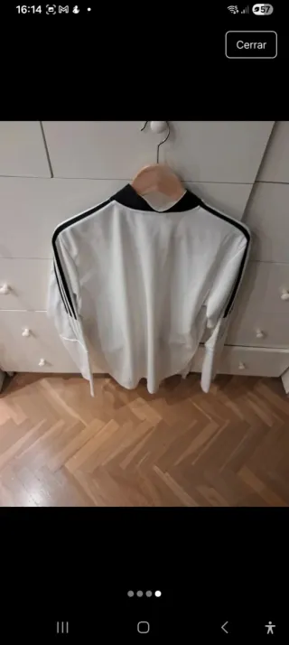 Chaqueta deportiva Adidas blanca