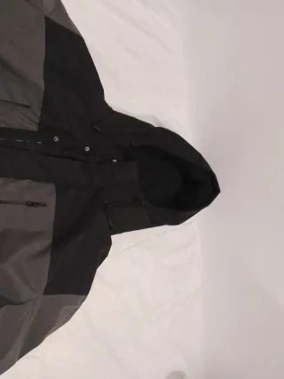 Chaqueta Hombre Gris y Negra