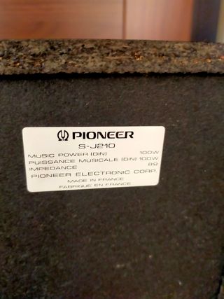 Altavoces Pioneer Negros