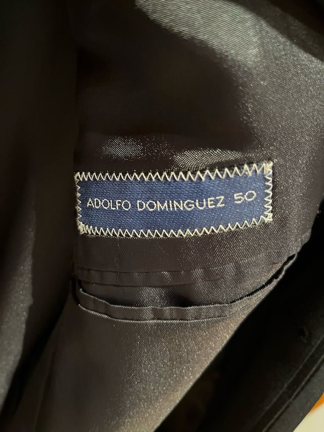 Abrigo Adolfo Dominguez Negro